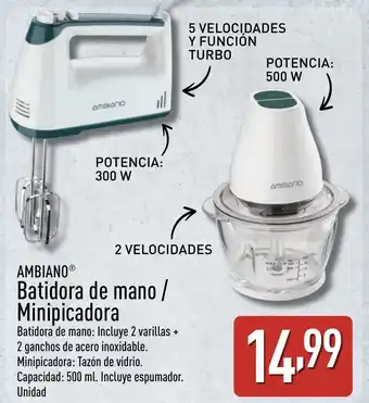 ALDI AMBIANO Batidora de mano/ Minipicadora oferta
