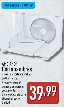 ALDI AMBIANO Cortafiambres oferta