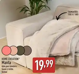 ALDI HOME CREATION Manta oferta