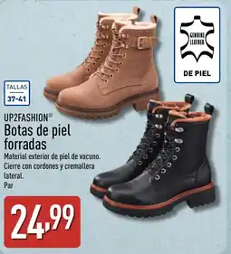 ALDI UP2FASHION Botas de piel forradas oferta