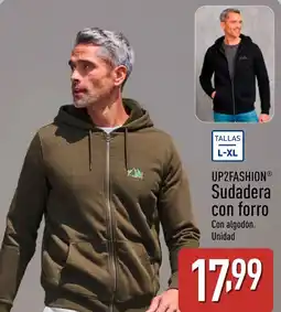 ALDI UP2FASHION Sudadera con forro oferta
