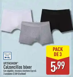 ALDI UP2FASHION Calzoncillos bóxer oferta