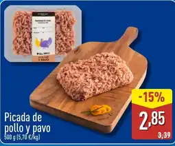 ALDI Picada de pollo y pavo oferta