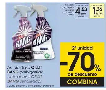 Eroski Cillit Bang Adierazitako Garbigarriak oferta