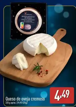ALDI Queso de oveja cremoso oferta