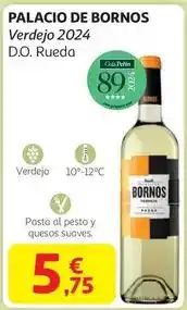 Alcampo Palacio de bornos - verdejo 2024 d.o. rueda oferta