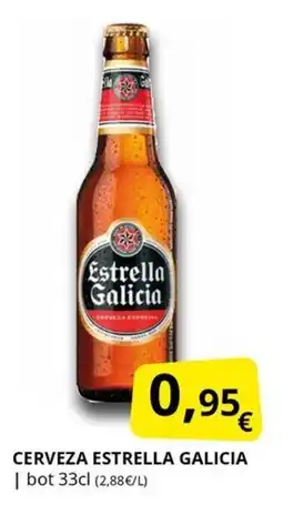 Supermercados MAS ESTRELLA GALICIA Cerveza oferta