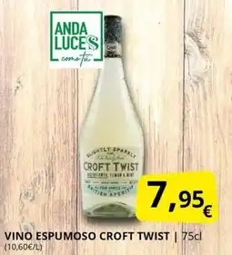 Supermercados MAS Vino espumoso croft twist oferta