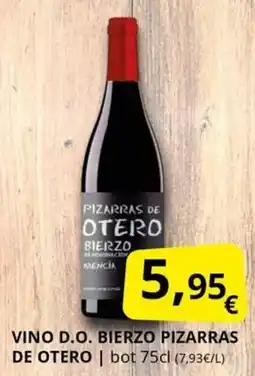 Supermercados MAS Vino d.o. bierzo pizarras de otero oferta