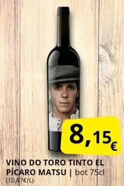Supermercados MAS Vino do toro tinto el pícaro matsu oferta