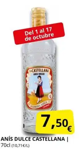 Supermercados MAS LA CASTELLANA Anís dulce oferta