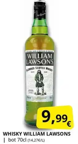 Supermercados MAS WILLIAM LAWSONS Whisky oferta