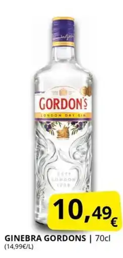 Supermercados MAS GORDON'S Ginebra oferta