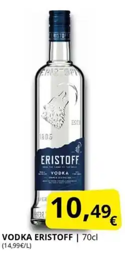 Supermercados MAS ERISTOFF Vodka oferta