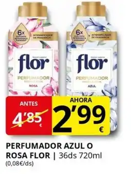Supermercados MAS FLOR Perfumador azul o rosa oferta
