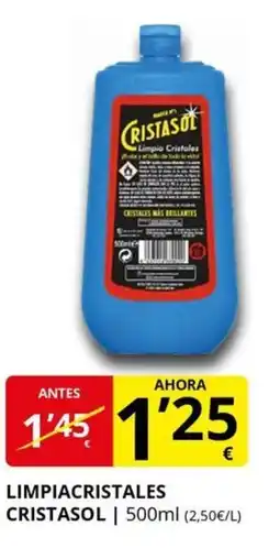 Supermercados MAS CRISTASOL Limpiacristales oferta
