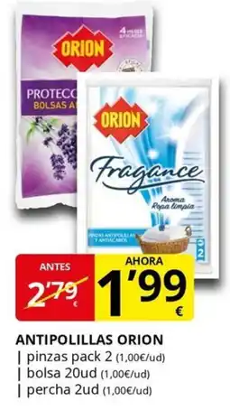 Supermercados MAS ORION Antipolillas oferta