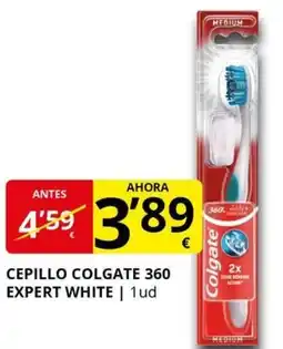 Supermercados MAS COLGATE Cepillo 360 expert white oferta