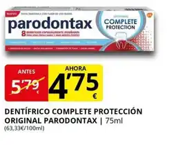 Supermercados MAS PARODONTAX Dentífrico complete protección original oferta