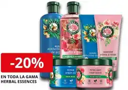 Supermercados MAS HERBAL ESSENCES En toda la gama oferta