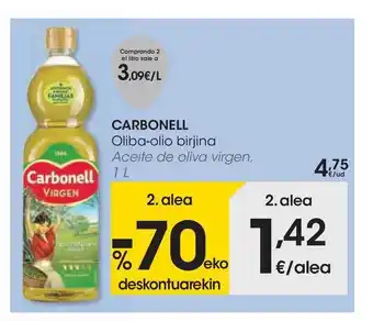 Eroski Carbonell Oliba-Olio Birjina 1L oferta