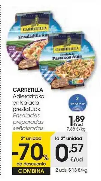 Eroski Carretilla Adierazitako Entsalada Prestatuak oferta