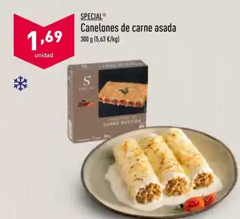 ALDI Canelones de Carne Asada 300 g oferta