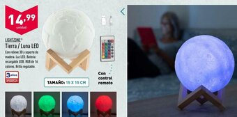 ALDI Lightzone Tierra / Luna LED oferta