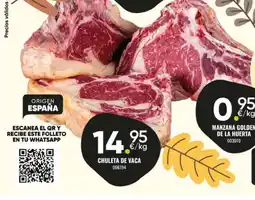 Family Cash Chuleta de vaca oferta