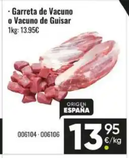Family Cash Garreta de Vacuno o Vacuno de Guisar oferta