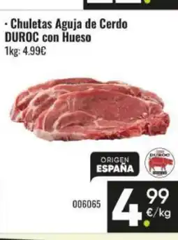 Family Cash DUROC Chuletas Aguja de Cerdo con Hueso oferta