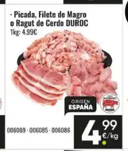 Family Cash DUROC Picada, Filete de Magro o Ragut de Cerd oferta