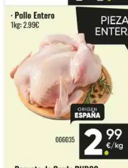 Family Cash Pollo Entero oferta