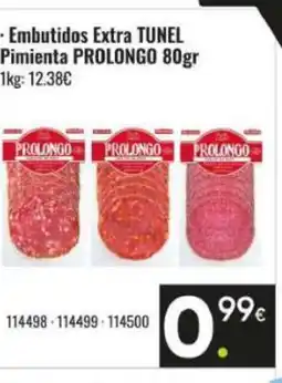 Family Cash PROLONGO Embutidos extra tunel pimienta oferta