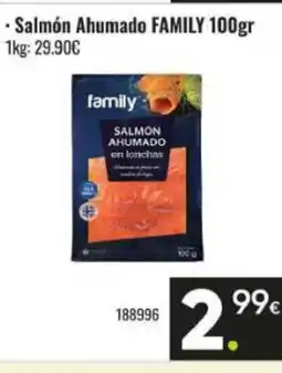 Family Cash FAMILY Salmón Ahumado oferta