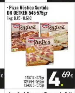 Family Cash DR OETKER Pizza Rústica Surtida oferta