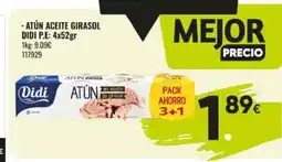 Family Cash DIDI Atún aceite girasol oferta