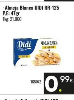 Family Cash DIDI Almeja Blanca oferta