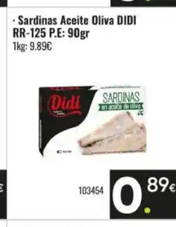 Family Cash DIDI Sardinas Aceite Oliva oferta