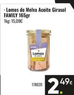 Family Cash FAMILY Lomos de Melva Aceite Girasol oferta