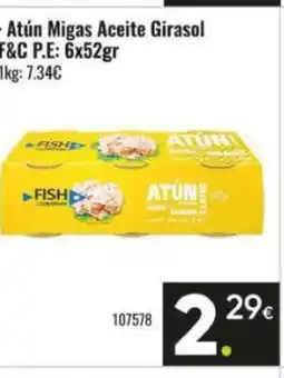 Family Cash F&C Atún Migas Aceite Girasol oferta