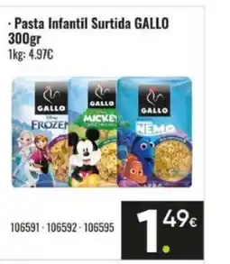 Family Cash GALLO Pasta Infantil Surtida oferta