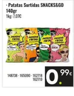 Family Cash SNACKS&GO Patatas Surtidas oferta