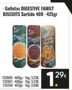 Family Cash DIGESTIVE FAMILY BISCUITS Galletas Surtido oferta