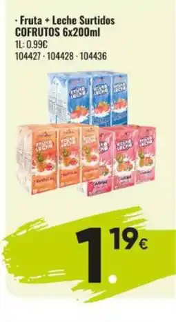 Family Cash COFRUTOS Fruta + Leche Surtidos oferta