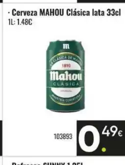 Family Cash MAHOU Cerveza Clásica lata oferta