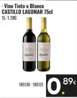 Family Cash CASTILLO LAGOMAR Vino Tinto o Blanco oferta