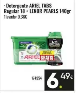 Family Cash ARIEL TABS + LENOR PEARLS Detergente Regular 18+ oferta