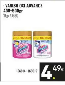 Family Cash VANISH OXI Advance oferta