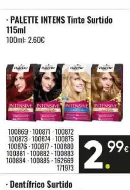 Family Cash PALETTE INTENS Tinte Surtido oferta